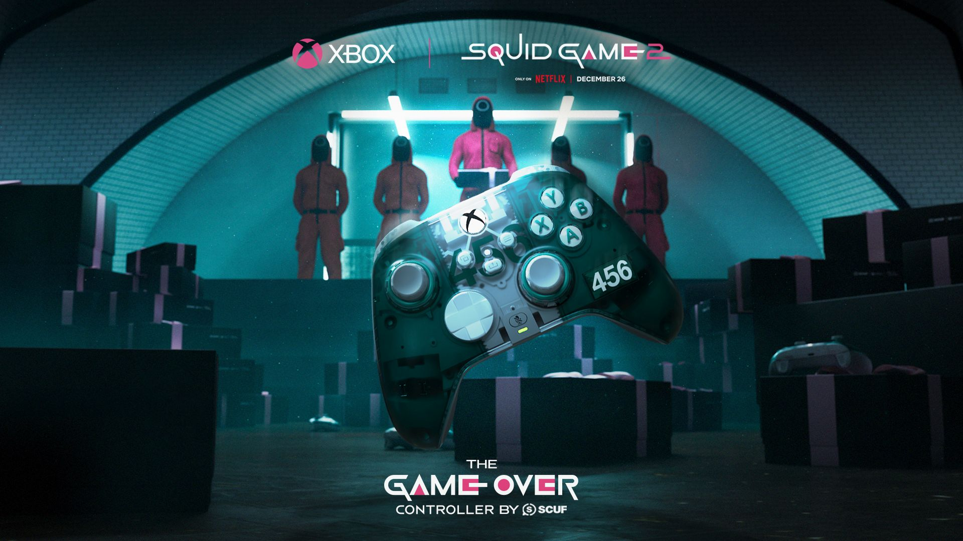 Xbox系列X：庆祝第 2 季的独家 Squid Game 控制器