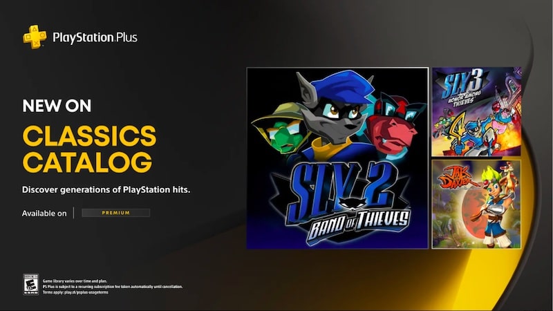 PS Plus Premium 2024 年 12 月游戏将包括 Sly Cooper、Jak 和 Daxter 经典游戏