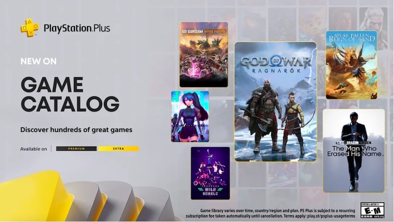 PS Plus Extra 和 PS Plus Premium 2025 年 1 月免费游戏已公布