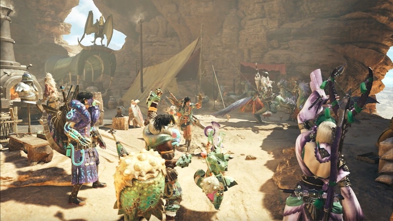 Monster Hunter Wilds Title Update 1套装于4月初，带来新的挑战和新的聚会场所